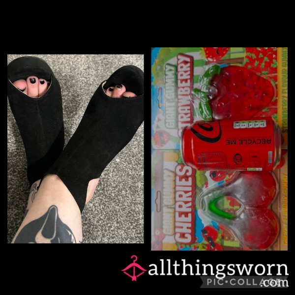 Cucky/cuckquean Fruit Gummy Insole Creampie With My Princess @TattooedALTMilfXo