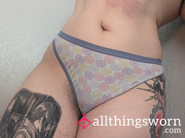 Curly Pattern Thong