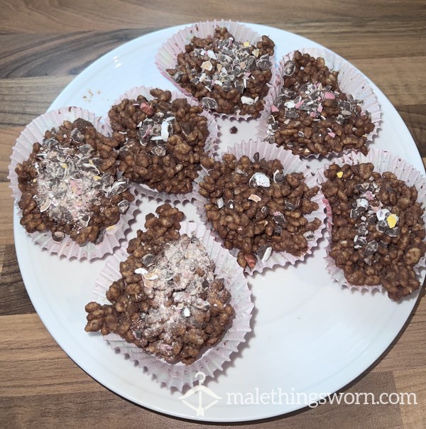 C*m Covered Chocolate Rice Krispies Treats With Mini Eggs 🪺 One Load