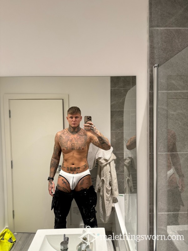 C*m Covered Sweaty Jock Strap