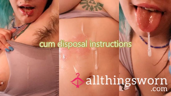 C*m DISPOSAL INSTRUCTIONS