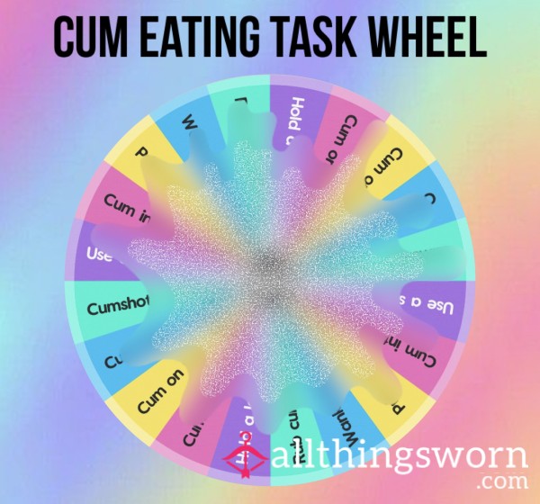 C*m Eating Task Wheel💦