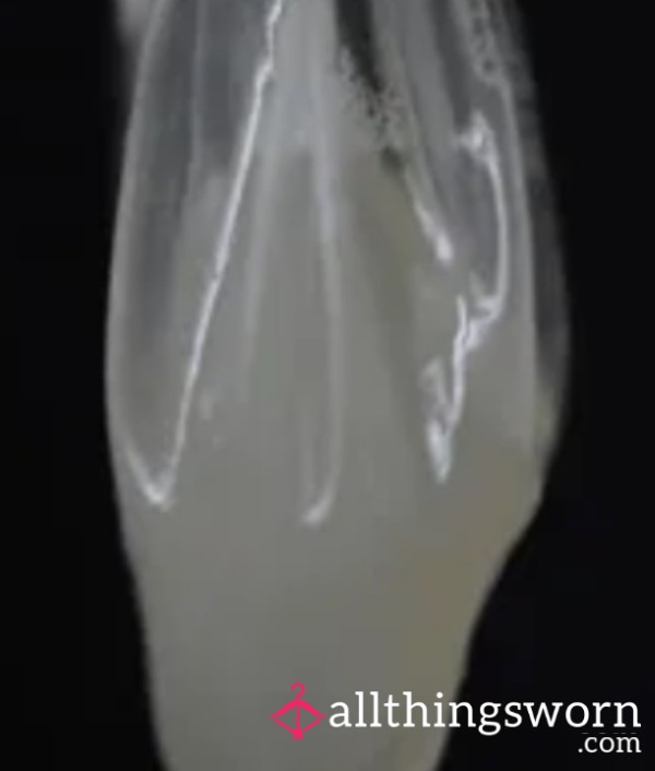 C*m Filled Condom From A Random On My Dogging Hunt
