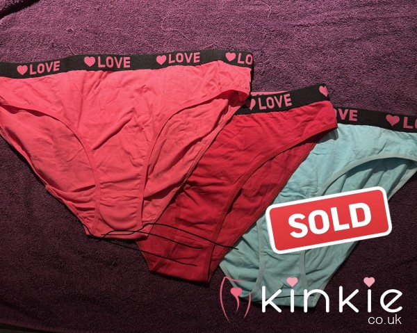 C*m Filled Knickers After S** Pick Your Colour