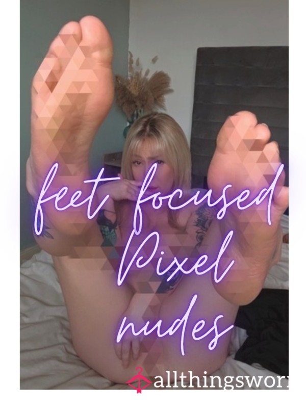 C*m For My Soles & Pixelated Pu**y *PHOTOSET* 👣🙇‍♂️💦