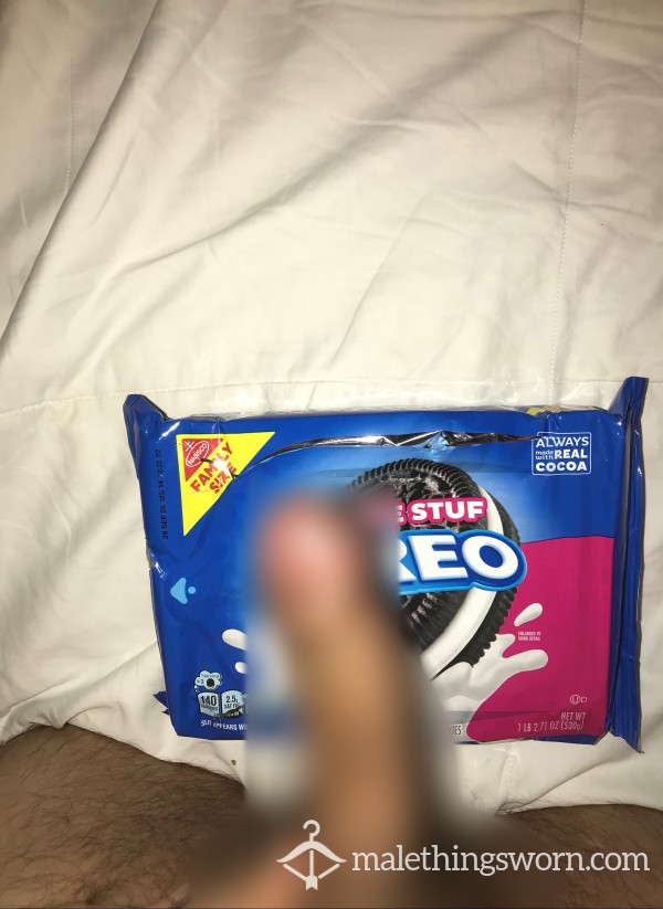 C*m Loaded Oreos- 4 Cookies Soaked In 5 Loads