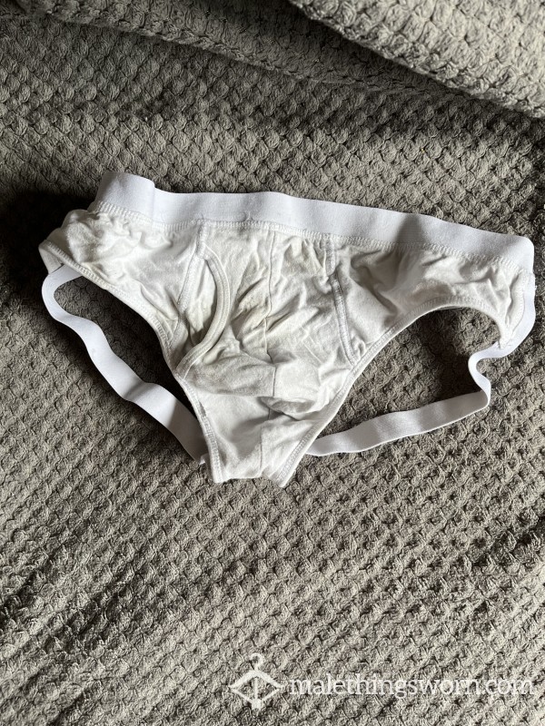 C*m & Pi*s Stained Jcokstrap