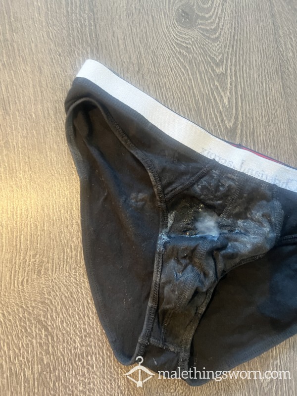 C*m Rag - Black Briefs Size M