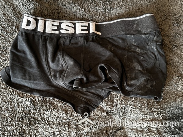 C*m Rag Diesel Black Boxer Shorts