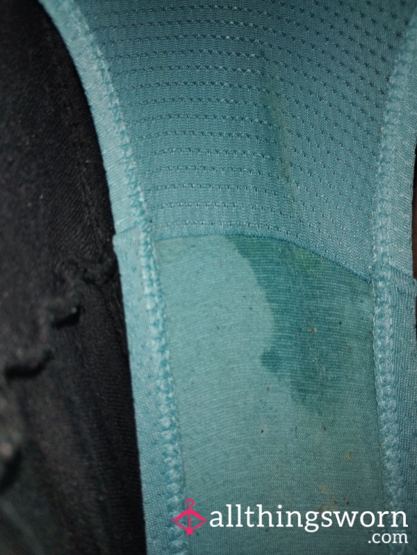 C*m Soaked Blue Panties