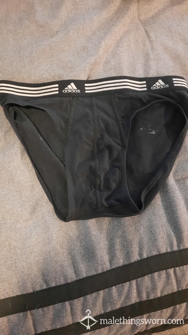 C*m Stained Adidas Briefs