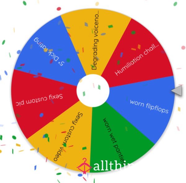 C*mForCholes Wheel Of Fortune! 💋