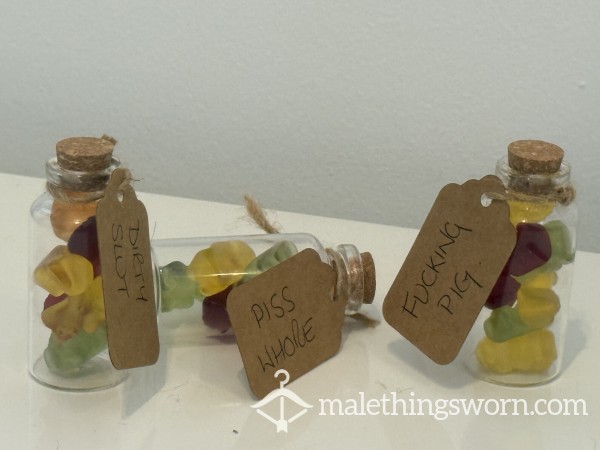 C*mmy Bears (Or Pi*sy Bears) With Personalised Love Note Attached