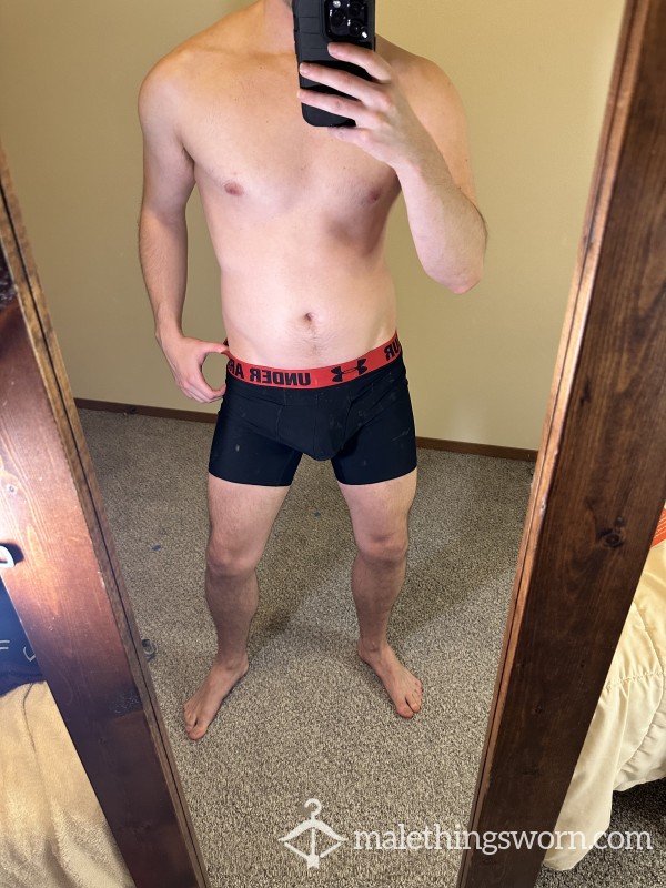 C*mmy Black Underwear Armor Boxer Briefs