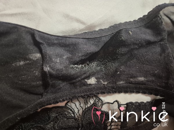 SOLD!! C*mmy Creamy Black Satin Full Backs