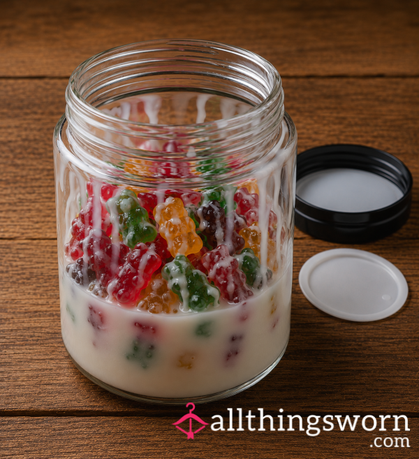 C*mMY GUMMIES 4oz LEAK PROOF JAR (INCLUDES 4 LOADS) BY TGIRL DANI TEMPEST