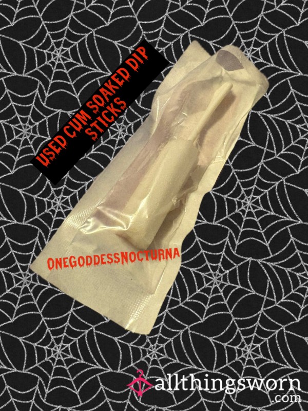 C*m/pu**y Juice Soaked Dip Sticks