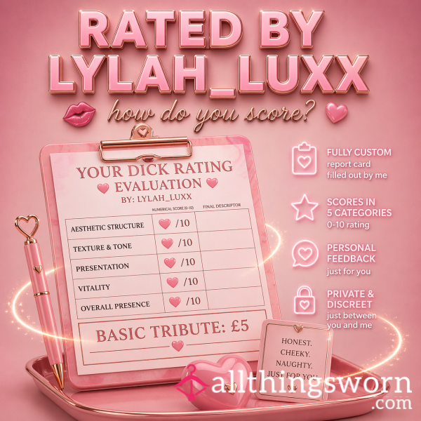 Curious How You Score? 💋 | My Personal Rating