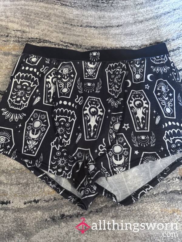 Cursed Coffin Booty Shorts – Worn By A Wicked Witch