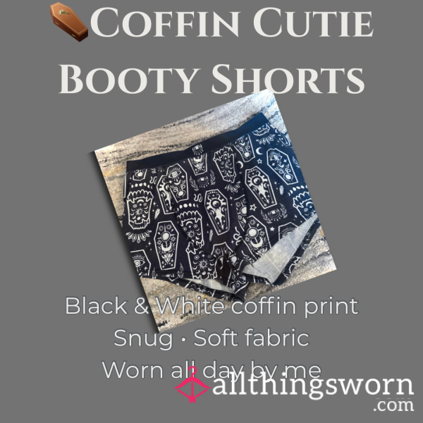 Cursed Coffin Booty Shorts – Worn By A Wicked Witch