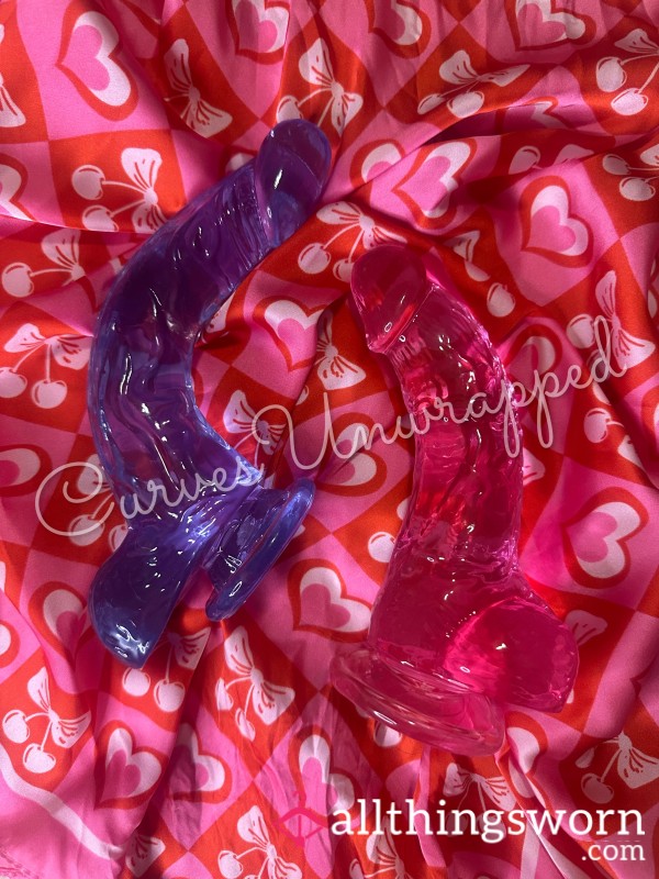 💕 Curved Jelly Di**o Toys Ready To Be Spoiled 💕