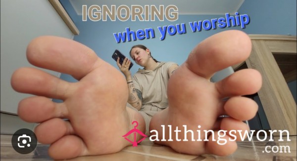 CURVY_CHLOES FIRST TIME DOING IGNORE CALLS- FOOT IGNORE CALLS, No Face Shown!