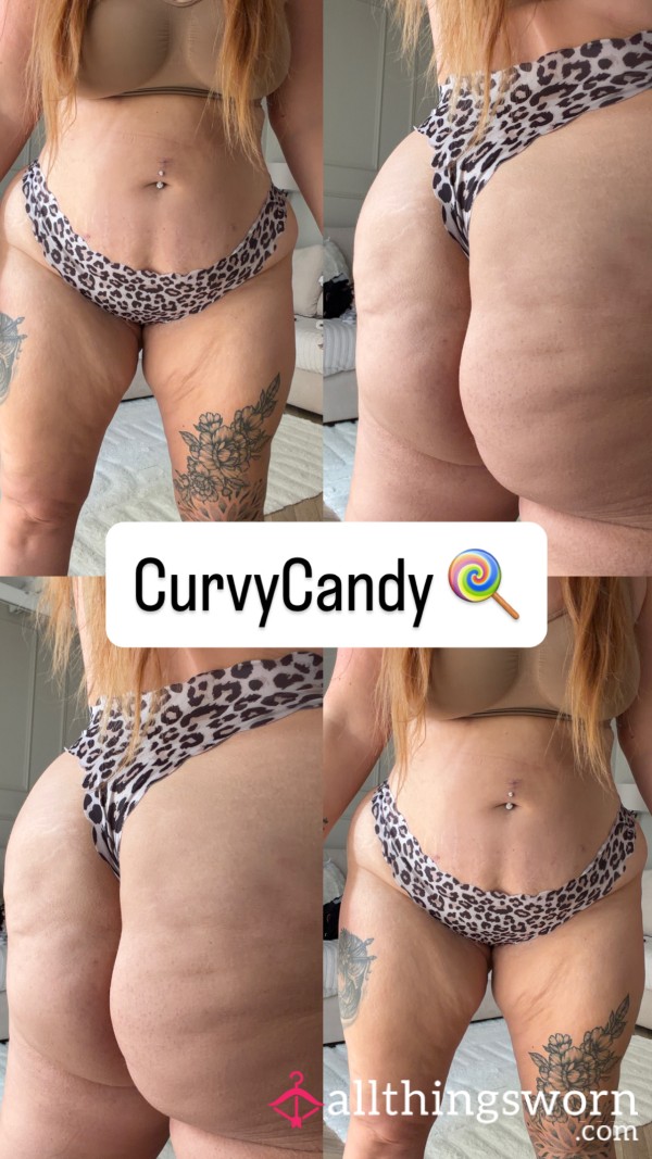 🐆 CurvyCandys 48 Hour Leopard Print Thongs 🐆