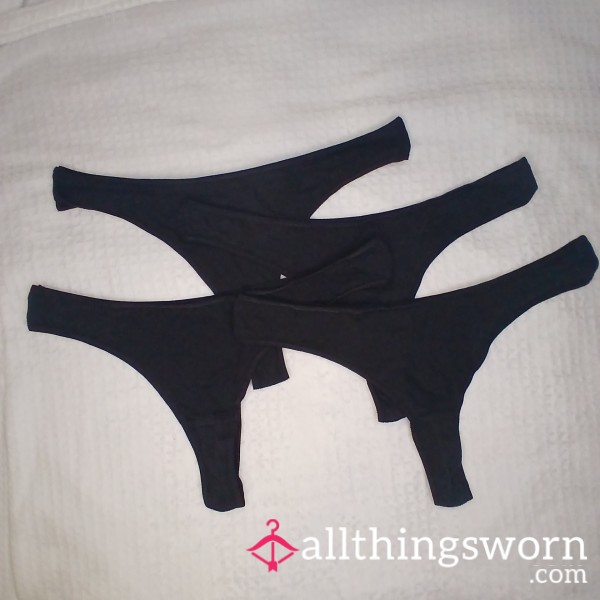 Black Primark Thong