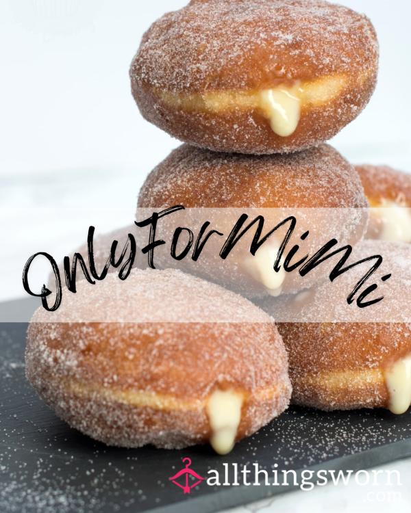 Custard Sugar Donut… Ruined Under My Feet 👣🍩