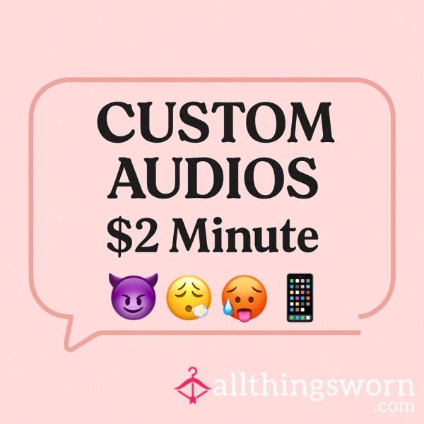 🎧 Custom Audios – Sweet Sounds, Naughty Thoughts 💋