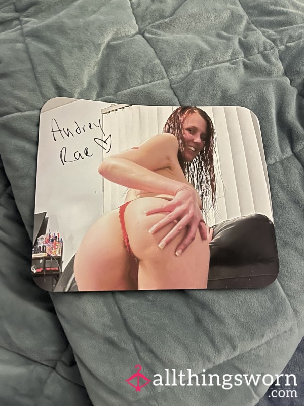 Custom Autographed Mouse Pad