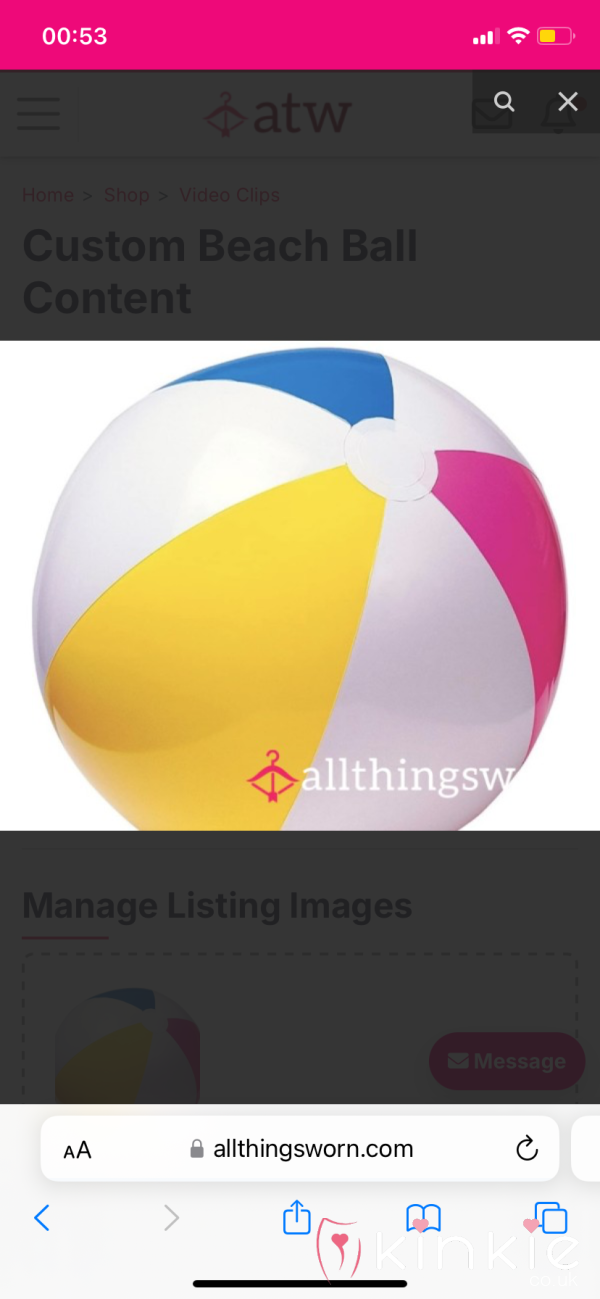 Custom Beach Ball Videos