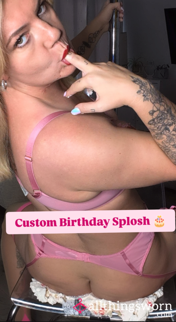 Custom Birthday Splosh 🎂