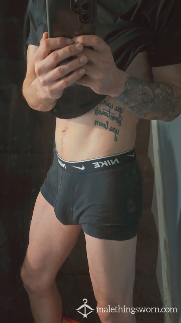 Custom Black Nike Boxers – Worn Hard, Your Rules