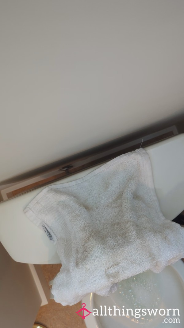 Custom Content-White Rag Toilet Clean