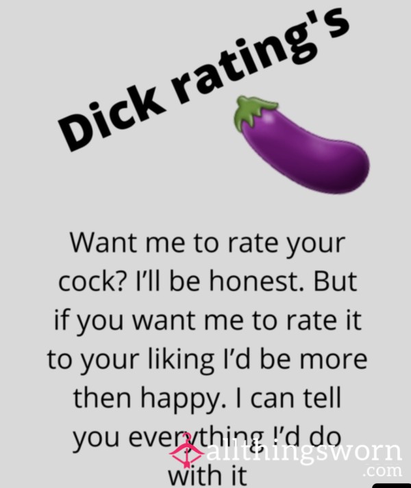 Custom D*ck Rating