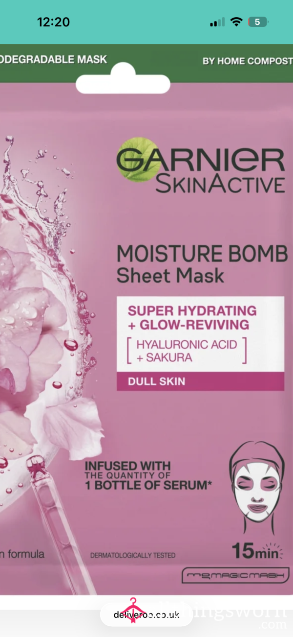 Custom Face Mask And Video Proof Video