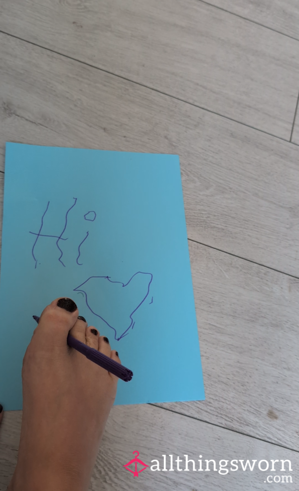 Custom Foot Drawing
