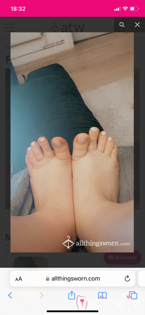 Custom Foot JOI Videos