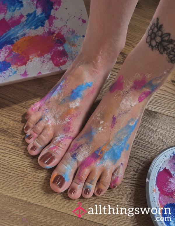 Custom Foot Paintings