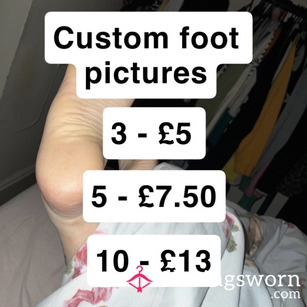 Custom Foot Photo Set