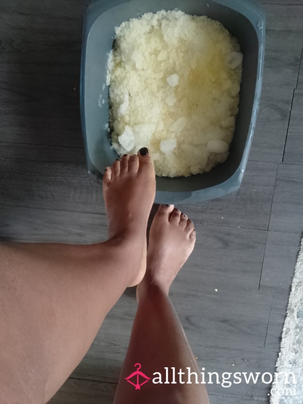💋❄️ Custom Barefoot Ice Crush Of Frozen Obedience💋 ❄️