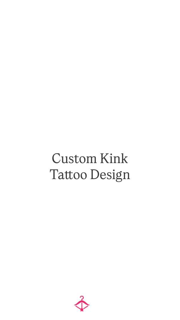 Custom Kink Tattoo Design Worship