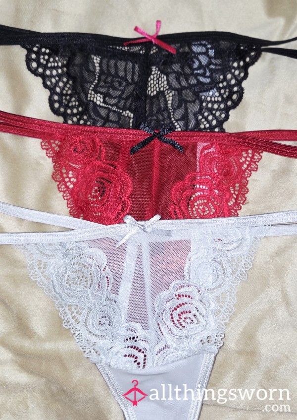 Custom Lacy G-Strings! 💖
