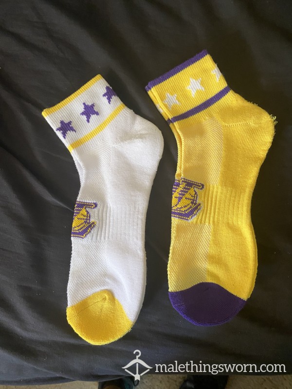 Custom Lakers Socks