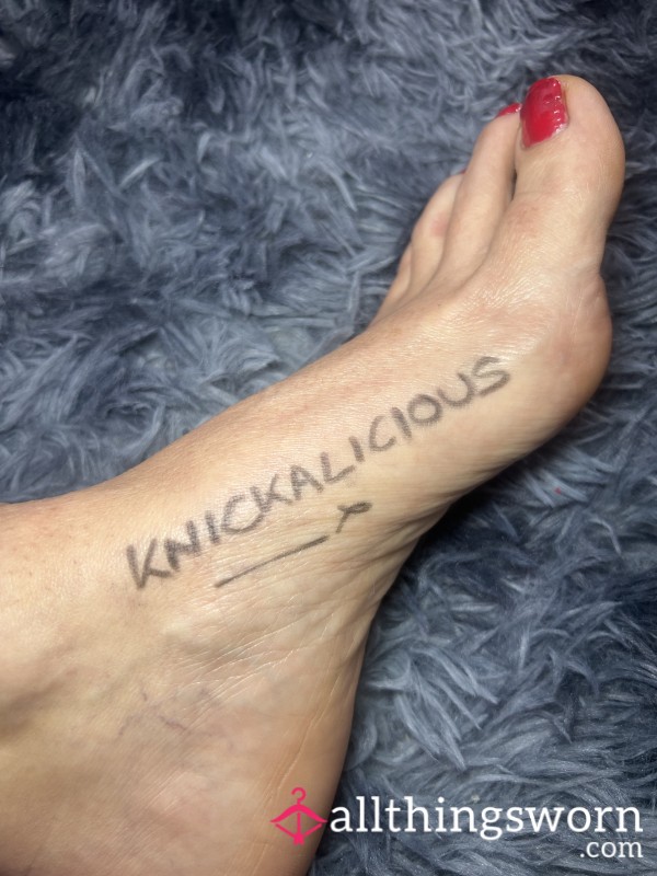 💋 CUSTOM NAME ON MY FEET – PERSONAL PHOTO 💋