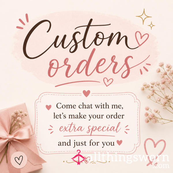 Lets Make Your Order Special 😈😈💦💦