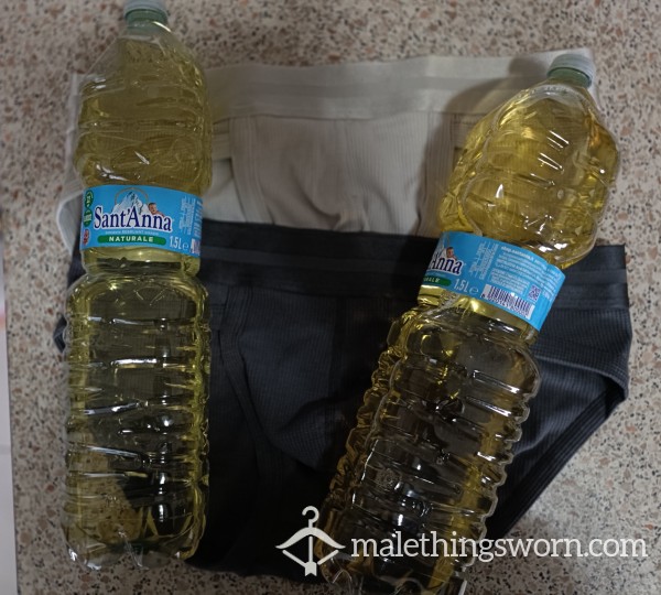 ⚠️ CUSTOM ORDER: Extreme Ur*ne-Saturated Acrylic Briefs – Made For You ⚠️