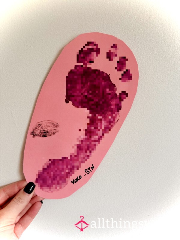 Custom Paint Foot Prints 👣