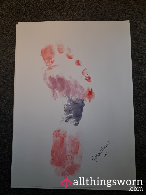 Custom Painted Foot Pics 😉